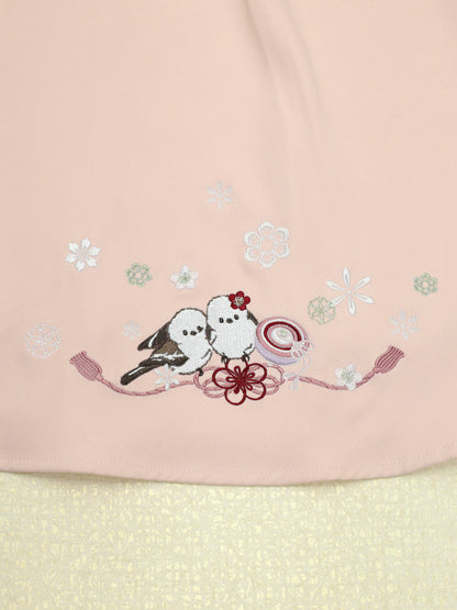 手まり遊びとシマエナガ 和風スカート ｜Amavel（アマベル）公式サイト