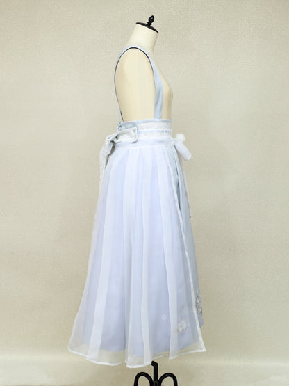 手まり遊びとシマエナガ 和風スカート ｜Amavel（アマベル）公式サイト