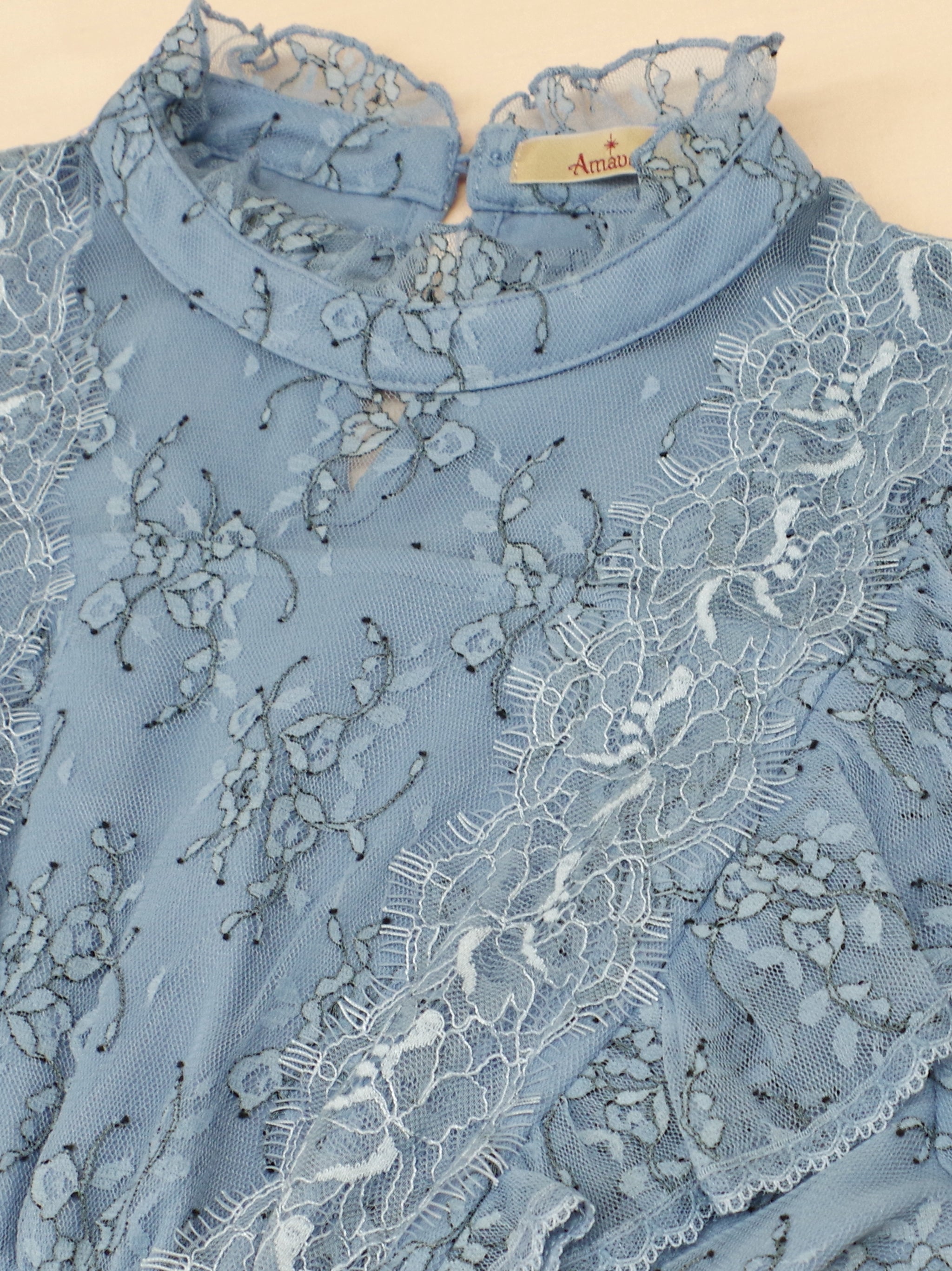 Amavel/Twinkle Feminine レースワンピース(ミドル丈) Twinkle Feminine レースワンピース(ミドル丈) – Amavel