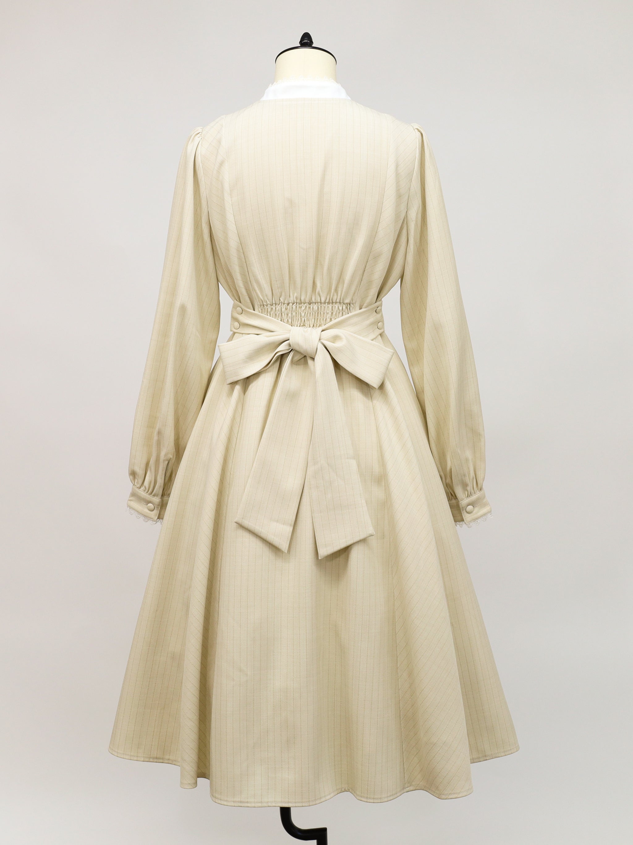 メンバーズセール対象】Aimer Rose ストライプロング丈ワンピース