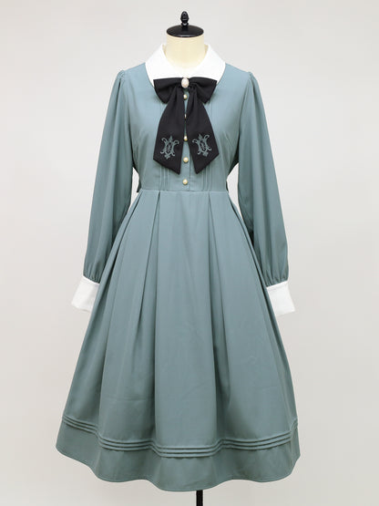 Mademoiselle ミドルワンピース ブルー（Blue） FREE ｜Amavel（アマベル）公式サイト