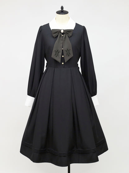 Mademoiselle ミドルワンピース ブラック（Black） FREE ｜Amavel（アマベル）公式サイト