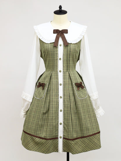 Carreau Doux リボンワンピース グリーン（Green） FREE ｜Amavel（アマベル）公式サイト