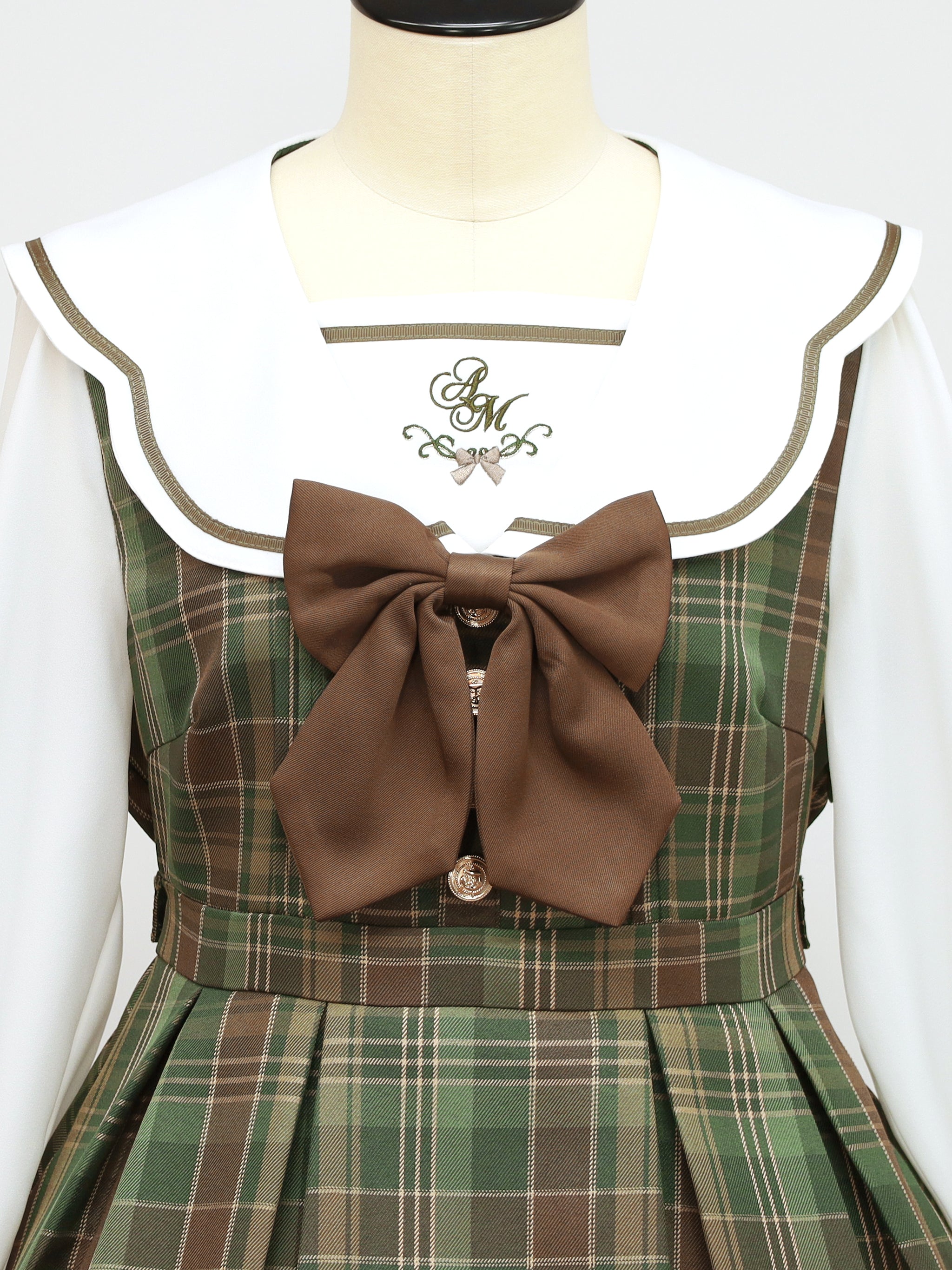 Amavel　ワンピース ⚓️ #dreamingセーラーワンピース_amavel ボルドー/ネイビー