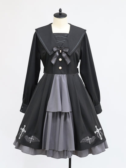 Seraphim Cross レイヤードワンピース ｜Amavel（アマベル）公式サイト