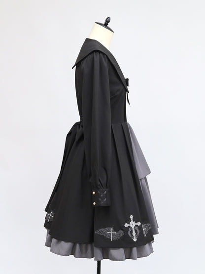 Seraphim Cross レイヤードワンピース ｜Amavel（アマベル）公式サイト