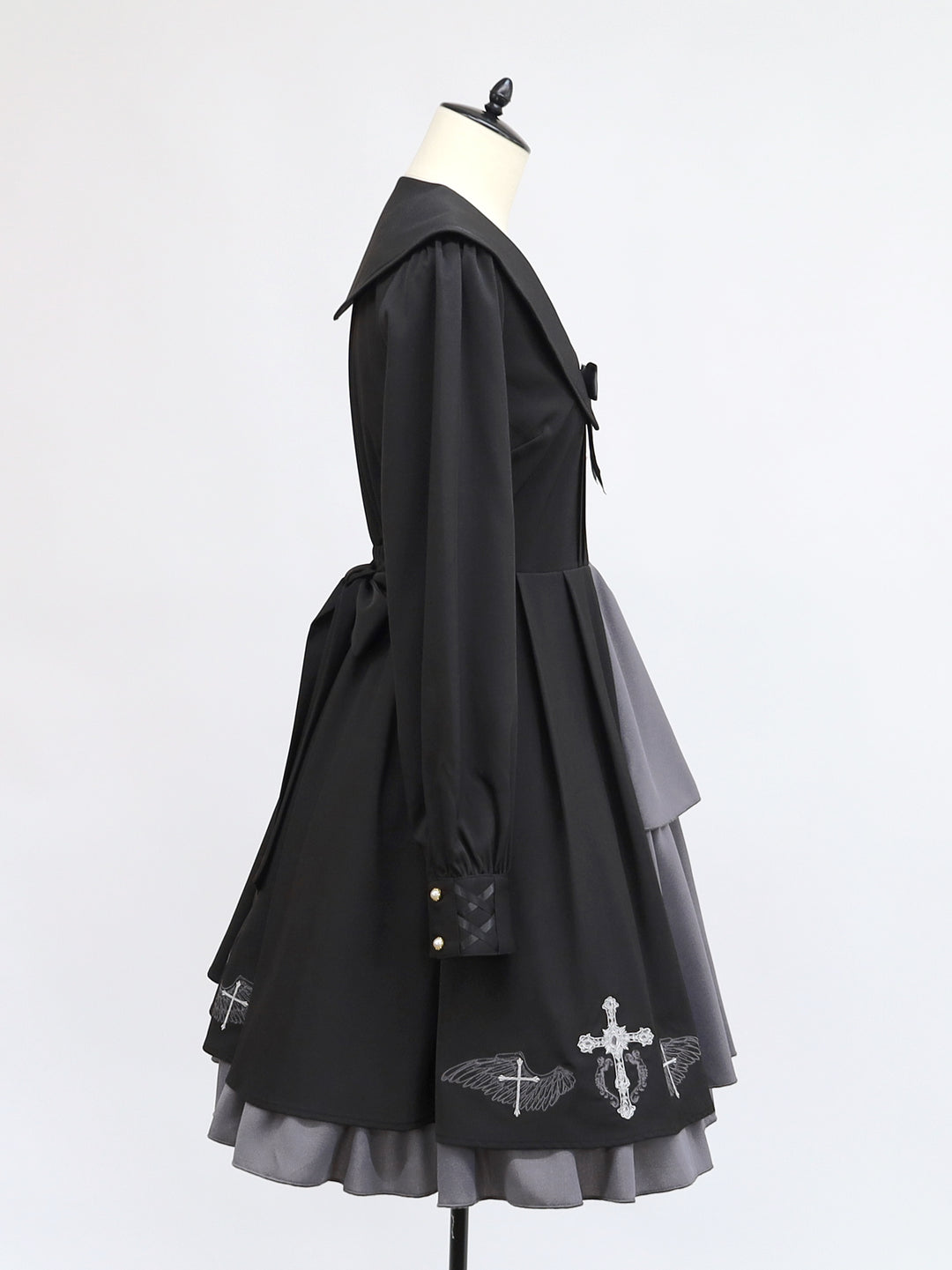 Seraphim Cross Layered Dress (9322381443303)– Amavel Seraphim Cross Layered Dress (9322381443303)– Amavel