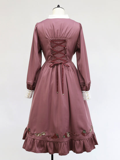 葡萄とりすの秋祭りワンピース ｜Amavel（アマベル）公式サイト