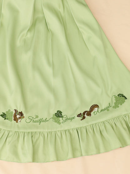 葡萄とりすの秋祭りワンピース ｜Amavel（アマベル）公式サイト