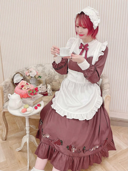 葡萄とりすの秋祭りワンピース パープル（Purple） FREE ｜Amavel（アマベル）公式サイト