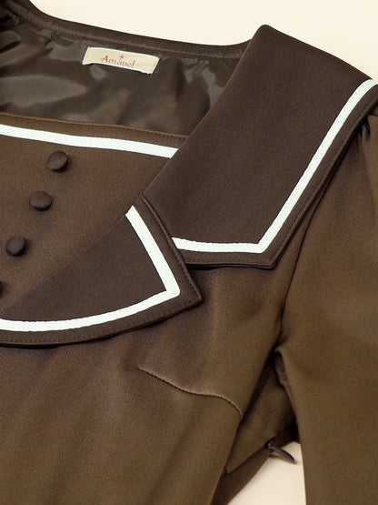 テーラードセーラープリーツワンピース ｜Amavel（アマベル）公式サイト