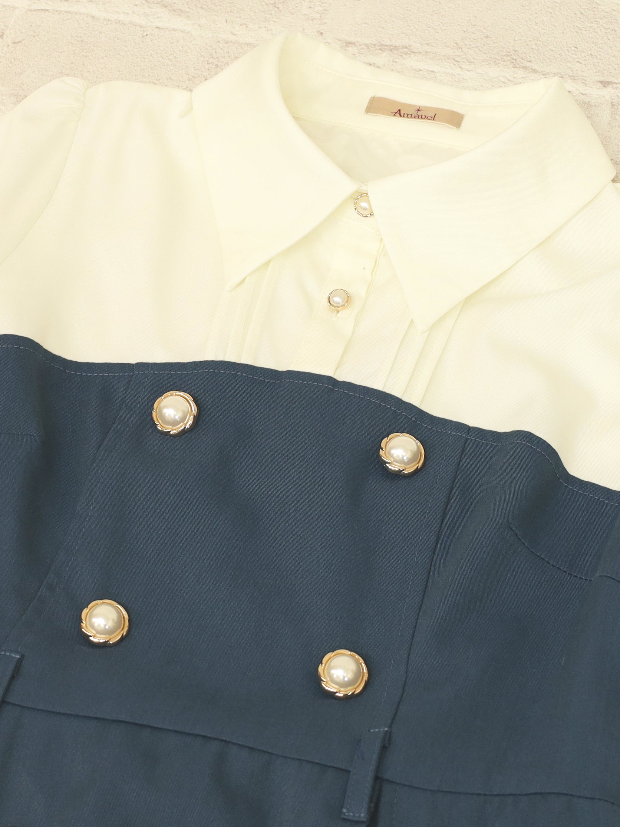 ベルト付きレイヤードトレンチワンピース ｜Amavel（アマベル）公式サイト