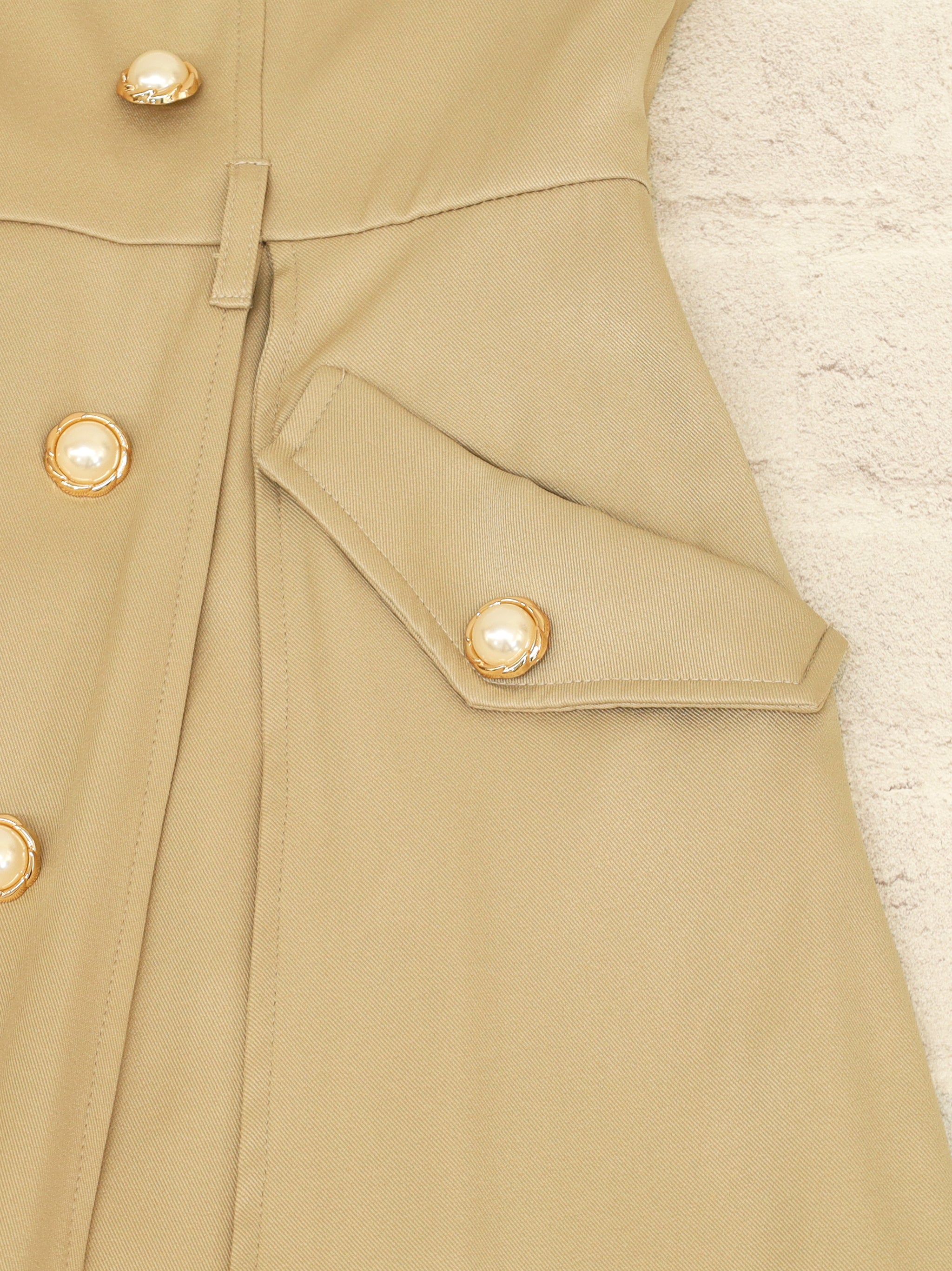 ベルト付きレイヤードトレンチワンピース ｜Amavel（アマベル）公式サイト