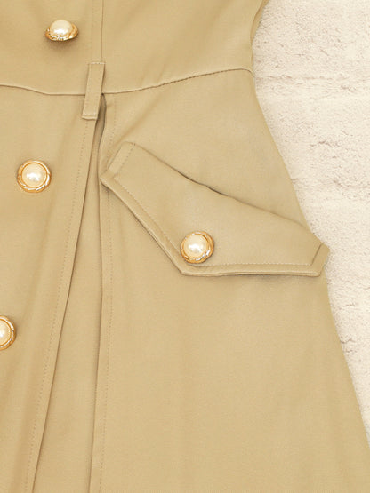 ベルト付きレイヤードトレンチワンピース ｜Amavel（アマベル）公式サイト