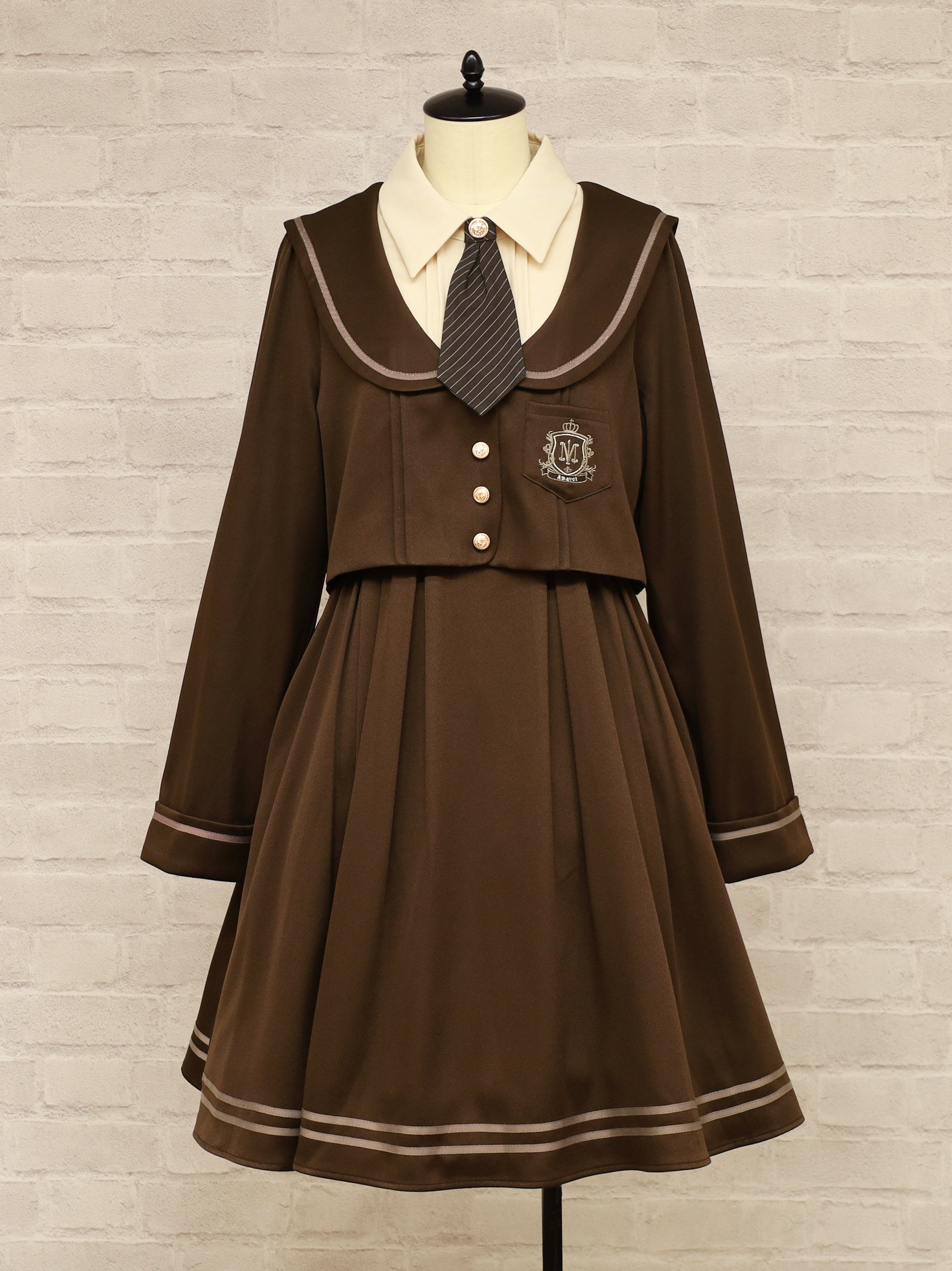 Noble Academy Setup風セーラーワンピース – Amavel（アマベル