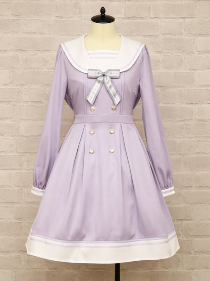 Message Ribbon セーラーワンピース ラベンダー（Lavender） FREE ｜Amavel（アマベル）公式サイト