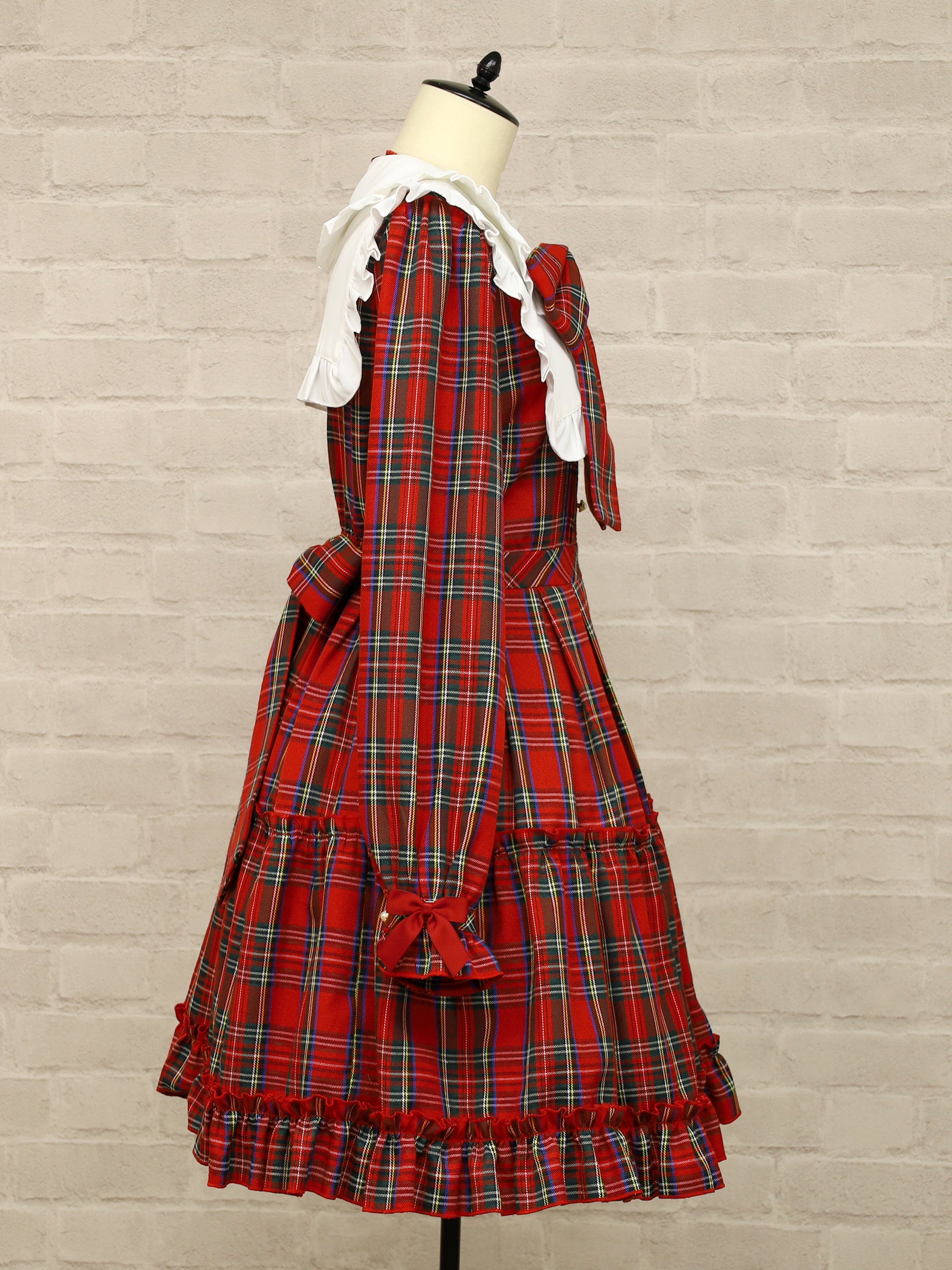 Dolly Holiday チェックティアードワンピース (ミドル丈) ｜Amavel（アマベル）公式サイト