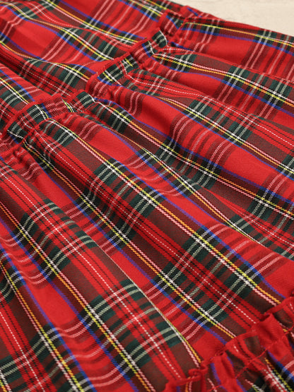 Dolly Holiday チェックティアードワンピース (ミドル丈) ｜Amavel（アマベル）公式サイト