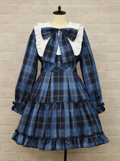 Dolly Holiday チェックティアードワンピース (ミドル丈) ｜Amavel（アマベル）公式サイト