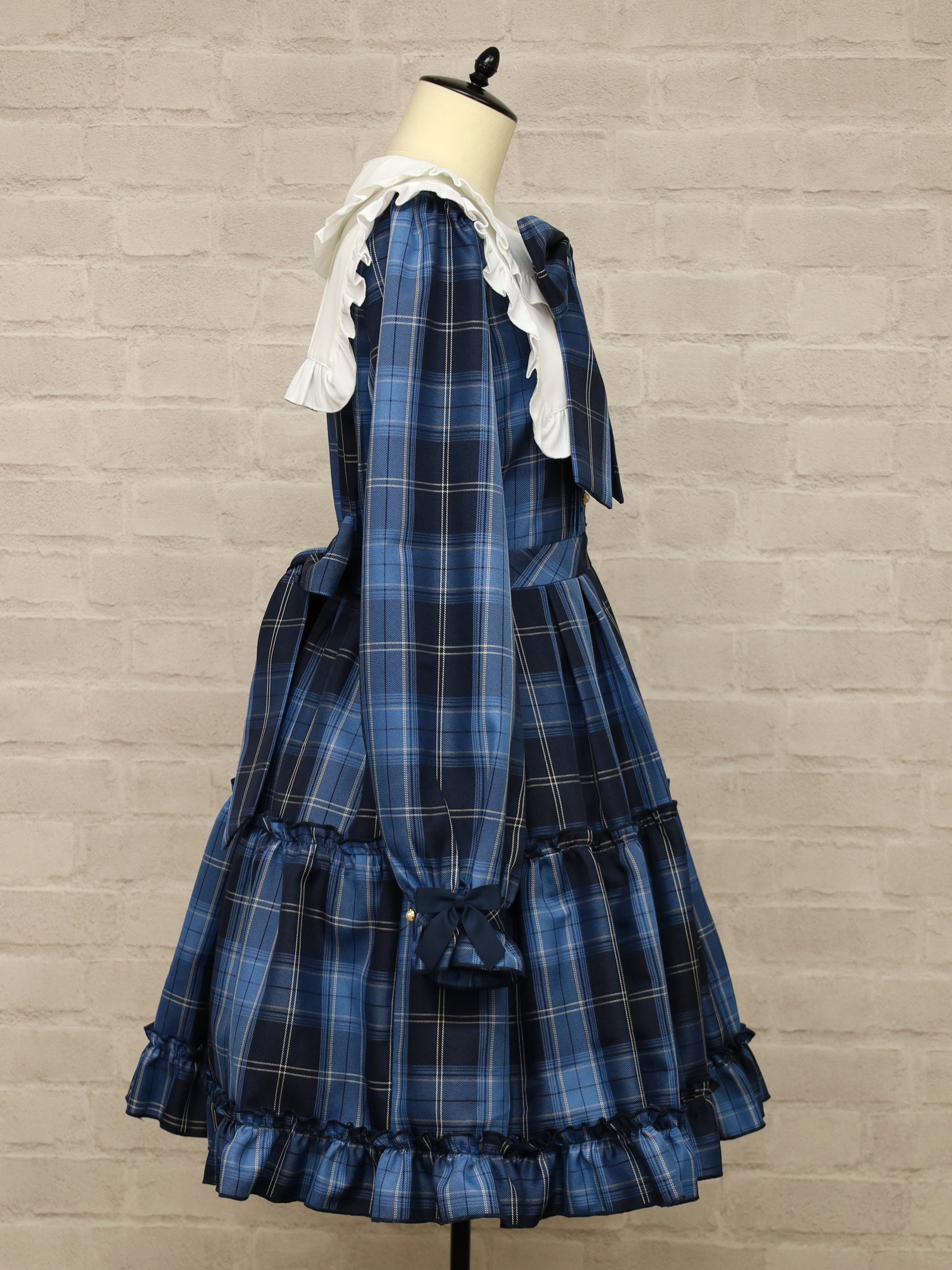 メンバーズセール対象】Dolly Holidayチェックティアードワンピース