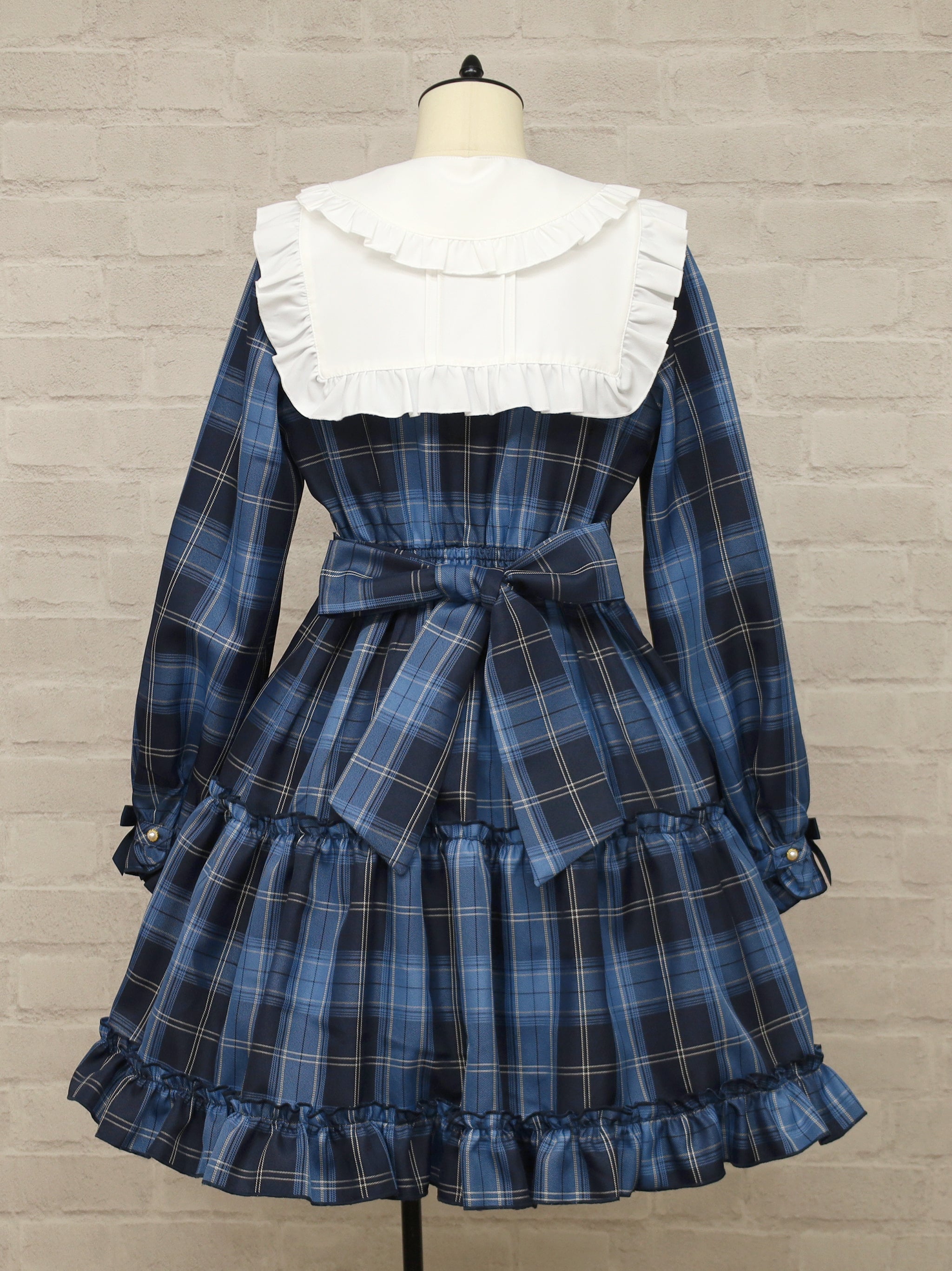 Dolly Holiday チェックティアードワンピース (ミドル丈) ｜Amavel（アマベル）公式サイト