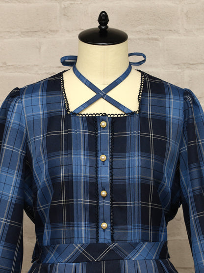 Dolly Holiday チェックティアードワンピース (ミドル丈) ｜Amavel（アマベル）公式サイト