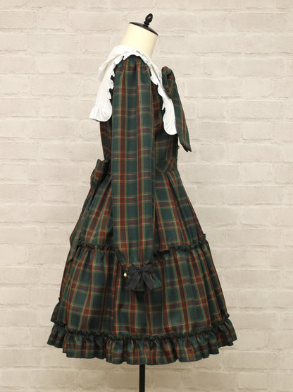 Dolly Holiday チェックティアードワンピース (ミドル丈) ｜Amavel（アマベル）公式サイト