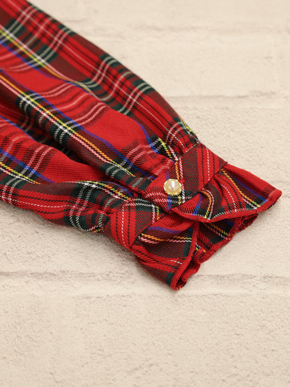 Dolly Holiday チェックティアードワンピース(ロング丈) ｜Amavel（アマベル）公式サイト