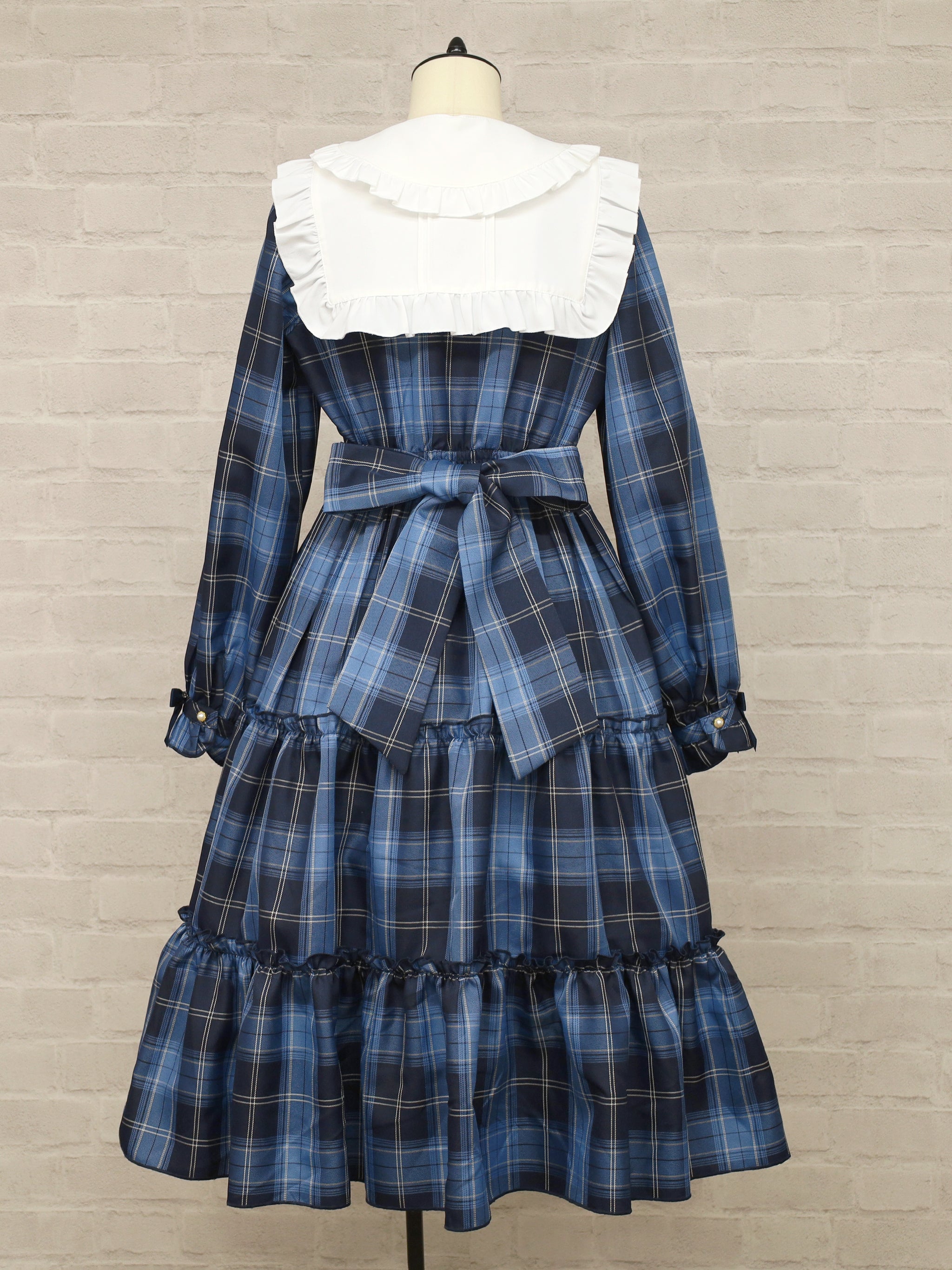 Dolly Holiday チェックティアードワンピース(ロング丈) ｜Amavel（アマベル）公式サイト