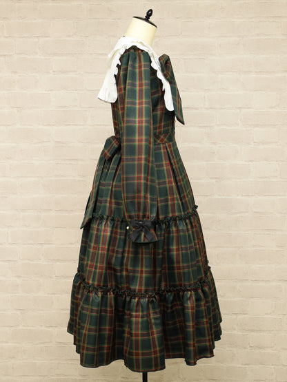 Dolly Holiday チェックティアードワンピース(ロング丈) ｜Amavel（アマベル）公式サイト