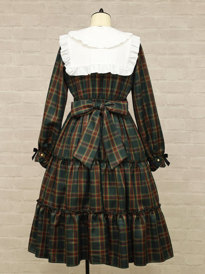 Dolly Holiday チェックティアードワンピース(ロング丈) ｜Amavel（アマベル）公式サイト