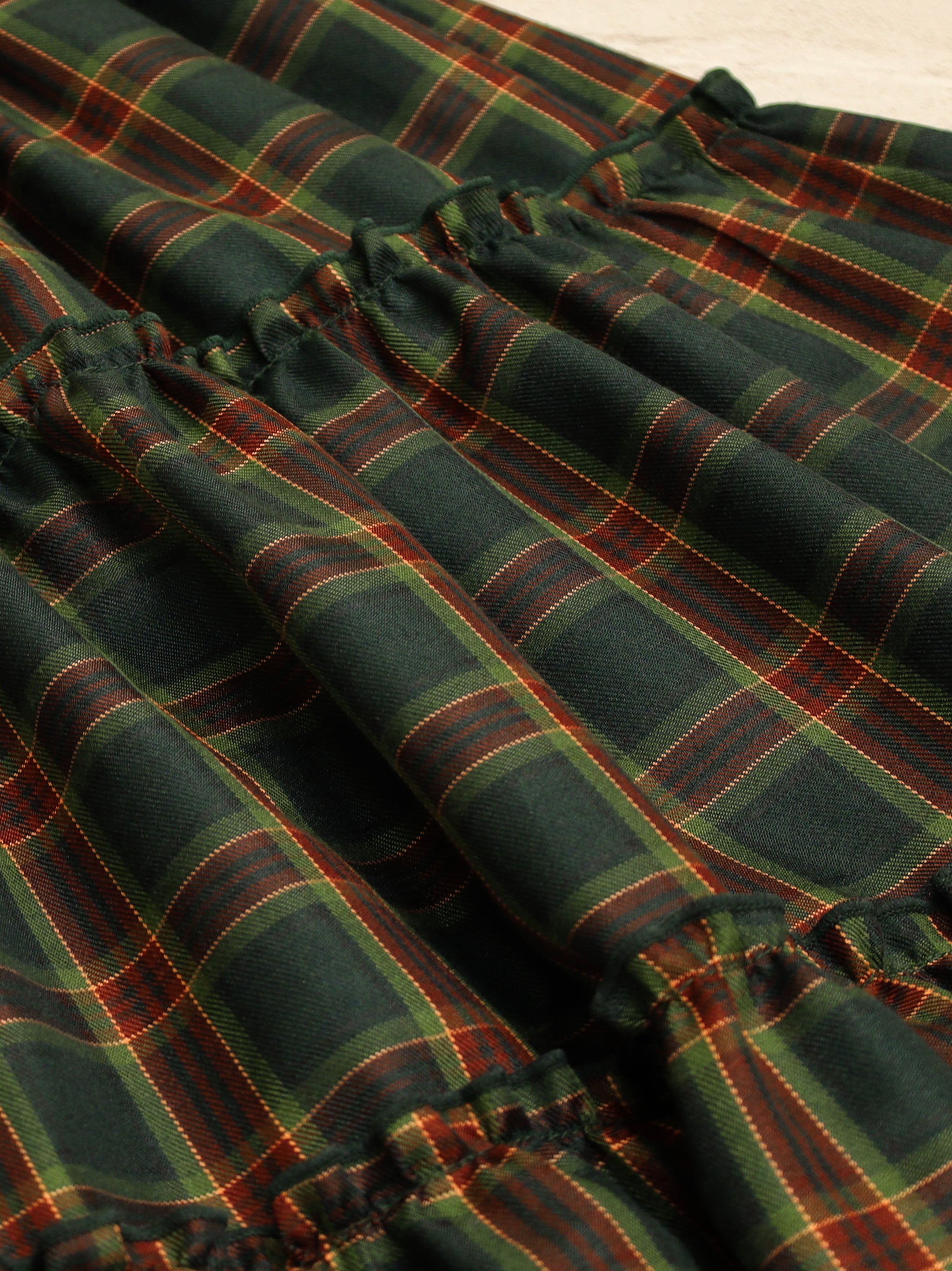 Dolly Holiday チェックティアードワンピース(ロング丈) ｜Amavel（アマベル）公式サイト