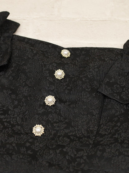 【メンバーズセール対象】フリル袖ジャガードキャミワンピース ｜Amavel（アマベル）公式サイト