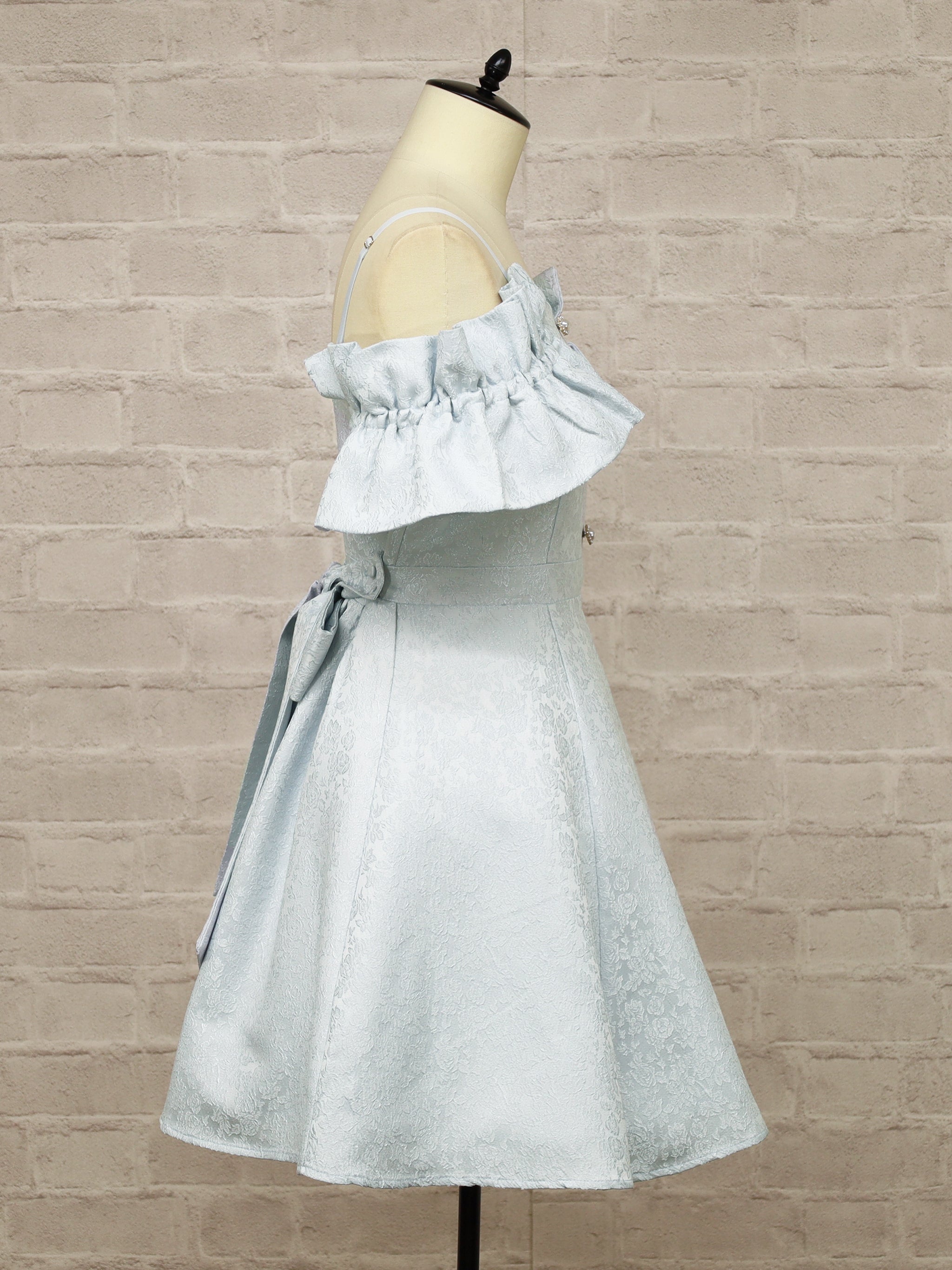 フリル袖ジャガードキャミワンピース – Amavel（アマベル）公式サイト