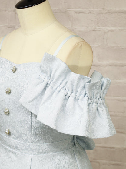 【メンバーズセール対象】フリル袖ジャガードキャミワンピース ｜Amavel（アマベル）公式サイト