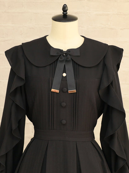 【メンバーズセール対象】Ruffle Elegance ミドル丈ワンピース ｜Amavel（アマベル）公式サイト