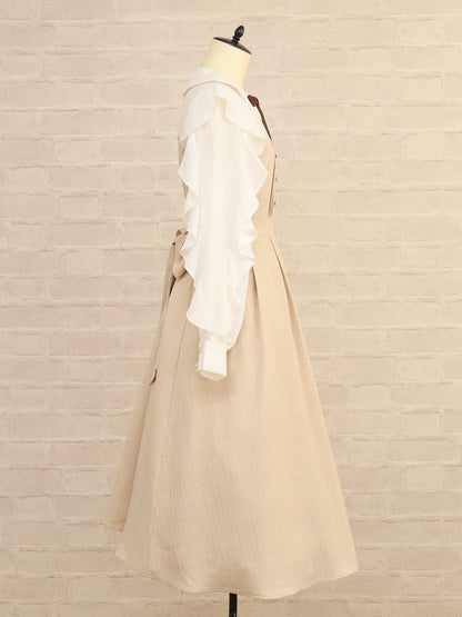 【メンバーズセール対象】Ruffle Elegance ミドル丈ワンピース ｜Amavel（アマベル）公式サイト