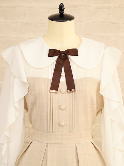 【メンバーズセール対象】Ruffle Elegance ミドル丈ワンピース ｜Amavel（アマベル）公式サイト