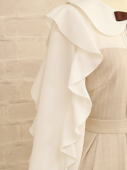 【メンバーズセール対象】Ruffle Elegance ミドル丈ワンピース ｜Amavel（アマベル）公式サイト