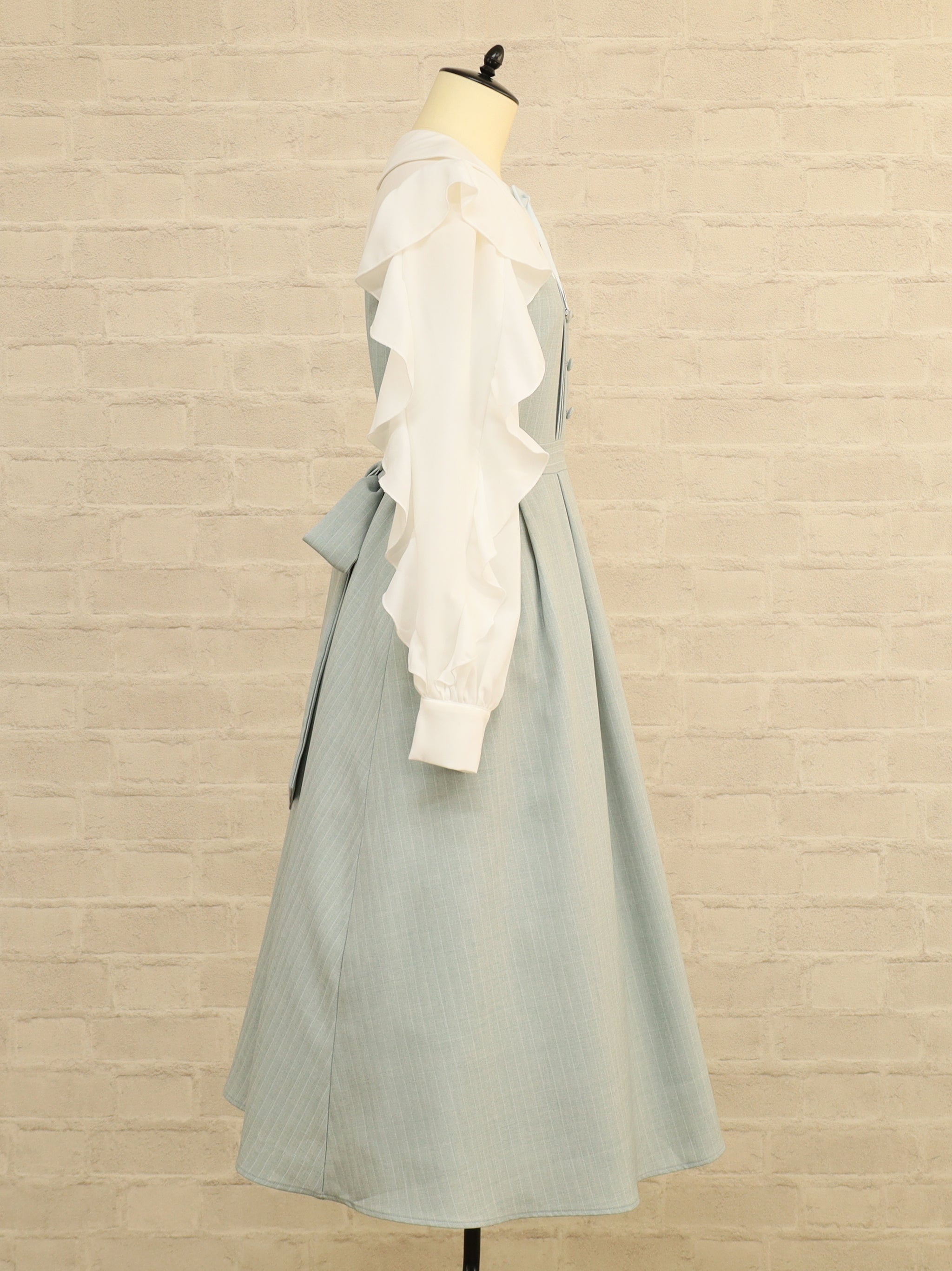 Ruffle Elegance ミドル丈ワンピース – Amavel（アマベル）公式サイト