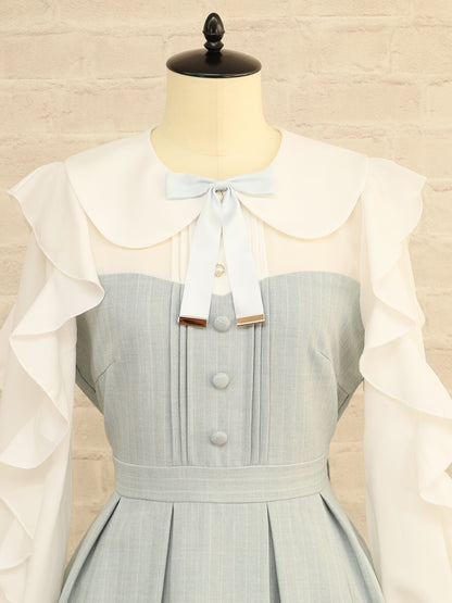 【メンバーズセール対象】Ruffle Elegance ミドル丈ワンピース ｜Amavel（アマベル）公式サイト