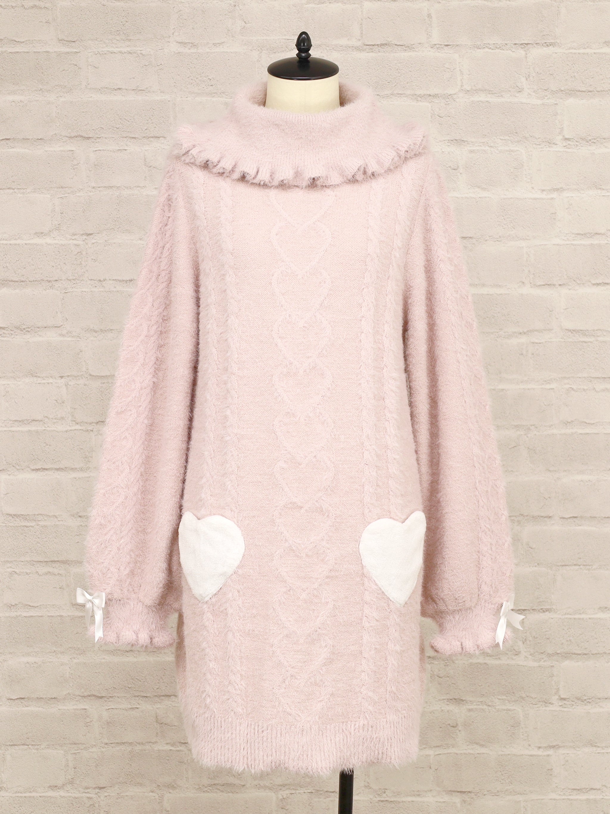 アウトレットセール対象】ハートポケットニットワンピース – Amavel