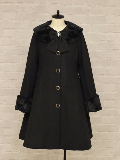 Rosette Doll ケープ付ロングコート ｜Amavel（アマベル）公式サイト