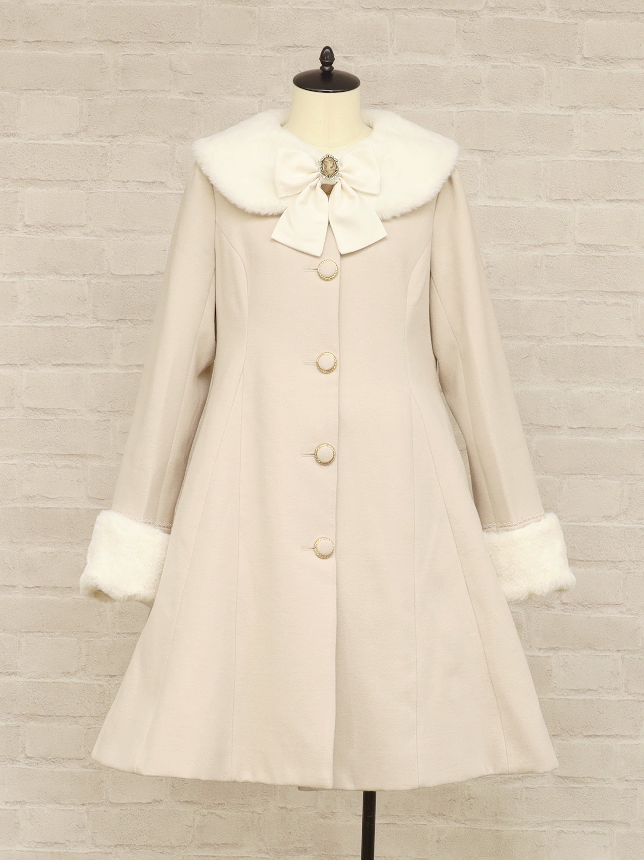 Rosette Doll ケープ付ロングコート ｜Amavel（アマベル）公式サイト