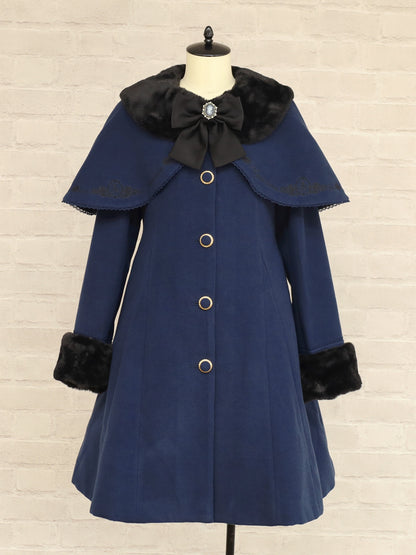 Rosette Doll ケープ付ロングコート ｜Amavel（アマベル）公式サイト