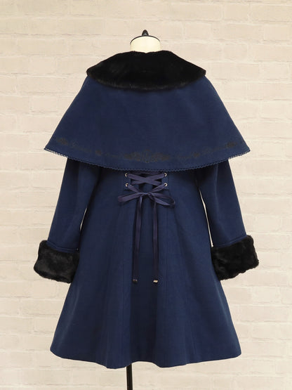 Rosette Doll ケープ付ロングコート ｜Amavel（アマベル）公式サイト