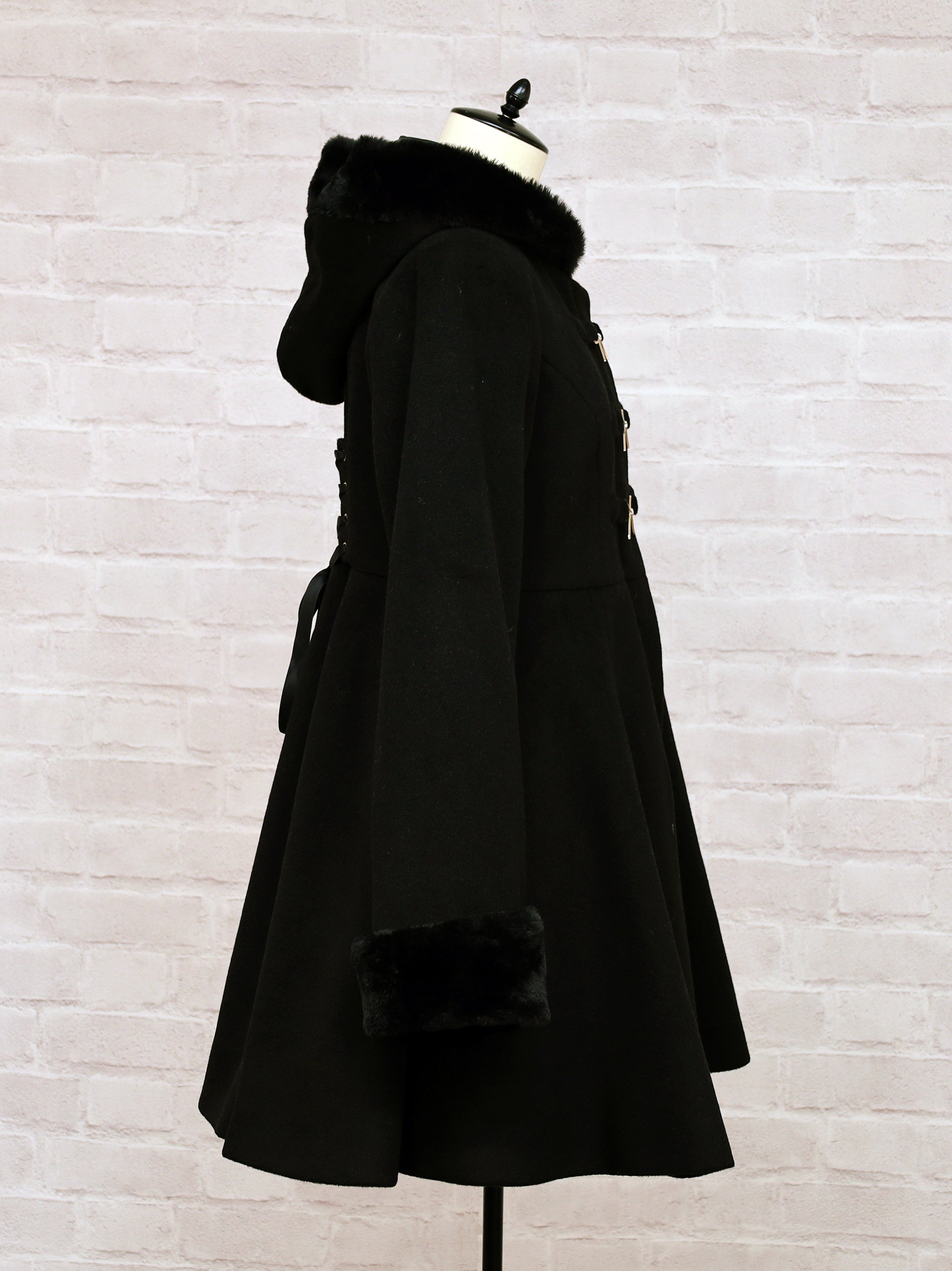 Ribbon Bit Hoodie Flare Coat – Amavel（アマベル）公式サイト