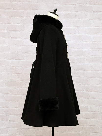 リボンビットフーディフレアコート ｜Amavel（アマベル）公式サイト