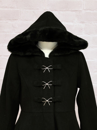 リボンビットフーディフレアコート ｜Amavel（アマベル）公式サイト