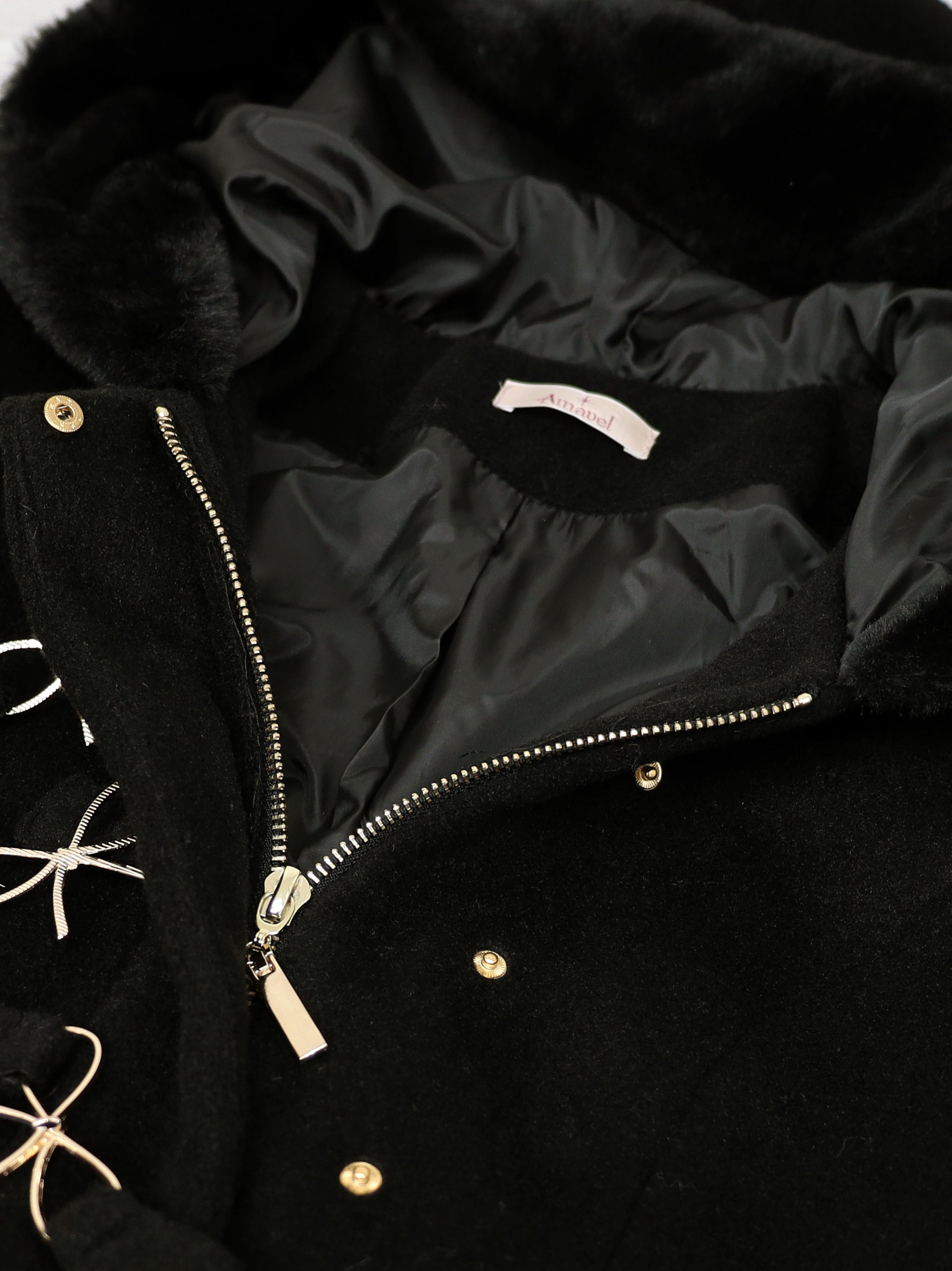 リボンビットフーディフレアコート – Amavel（アマベル）公式サイト